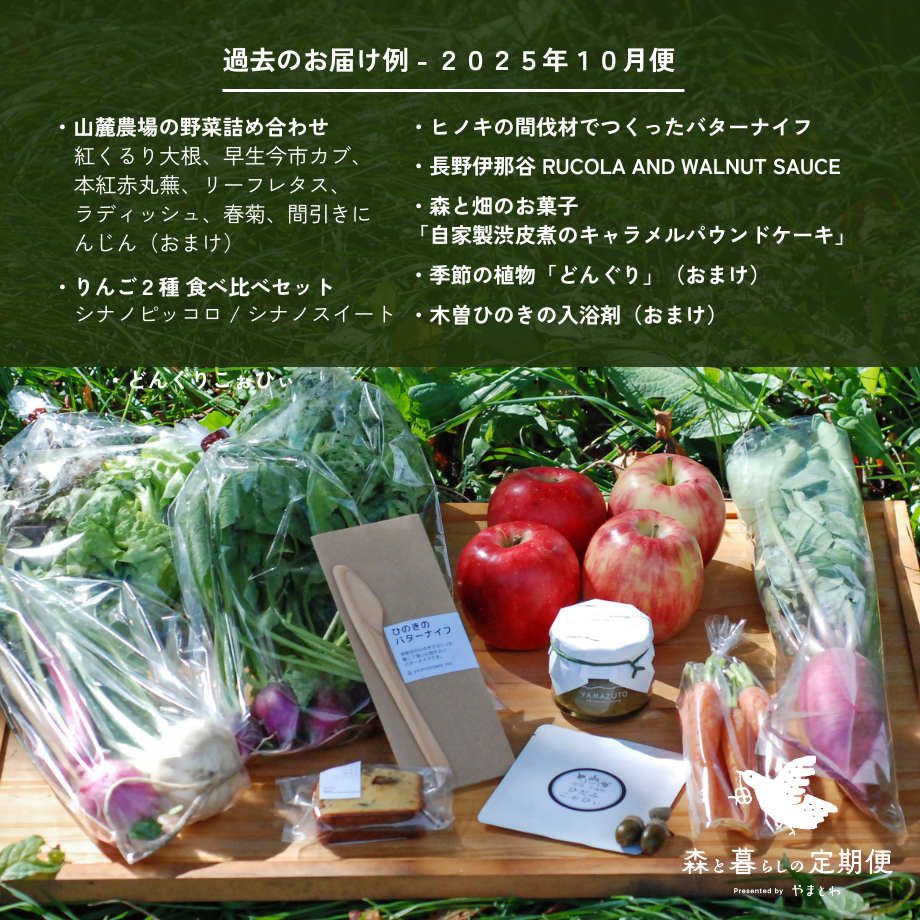 森と暮らしの定期便 お試しセット