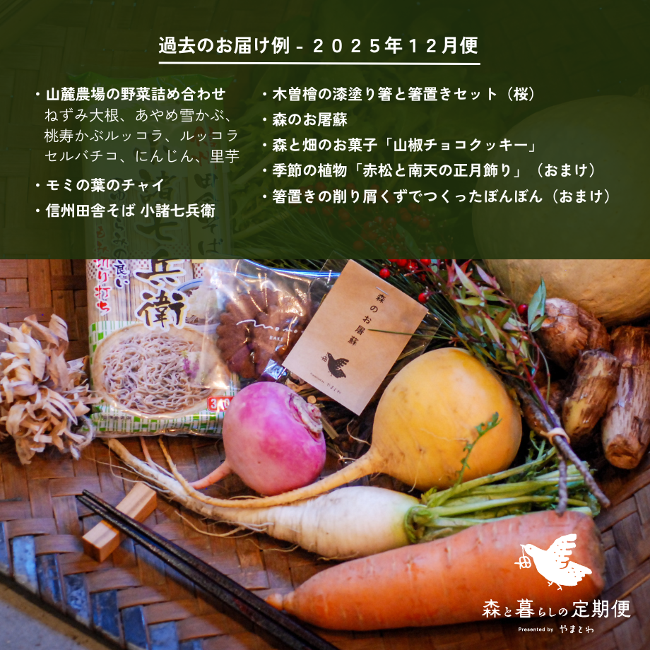 森と暮らしの定期便 お試しセット