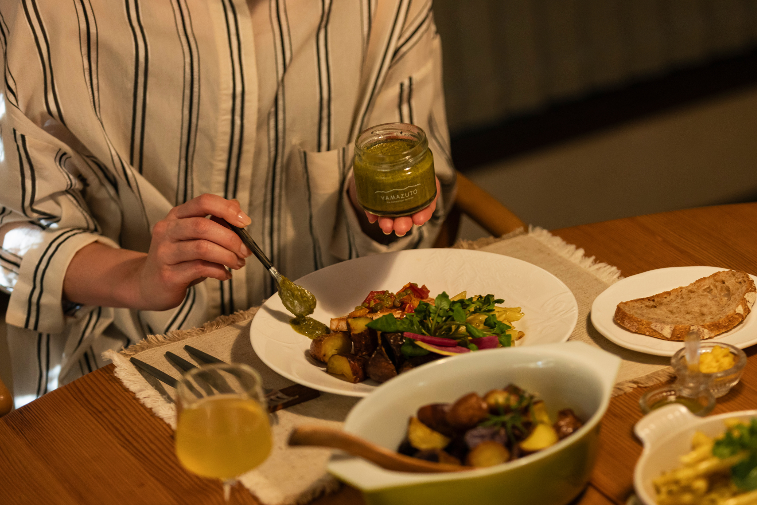 長野伊那谷 RUCOLA AND WALNUT SAUCE