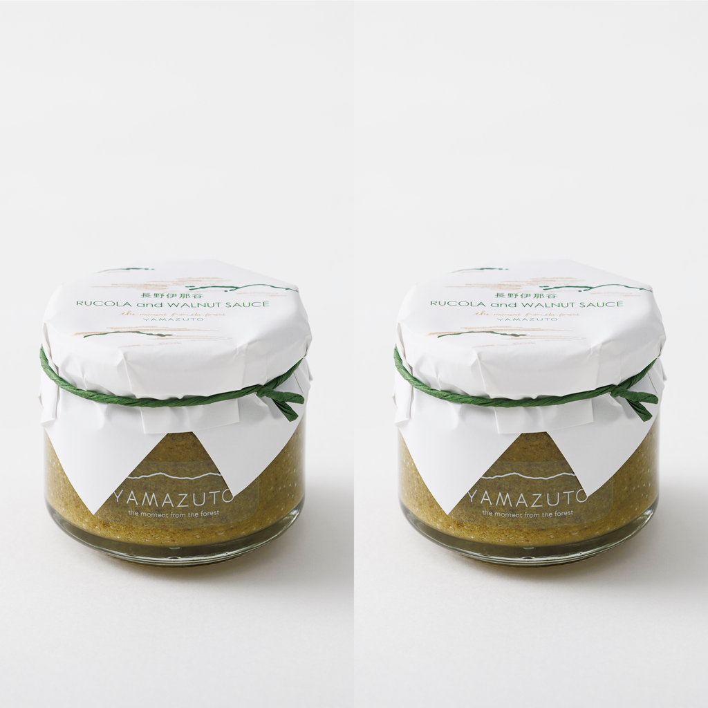 ＜今だけ送料無料＞長野伊那谷 RUCOLA AND WALNUT SAUCE 2個セット