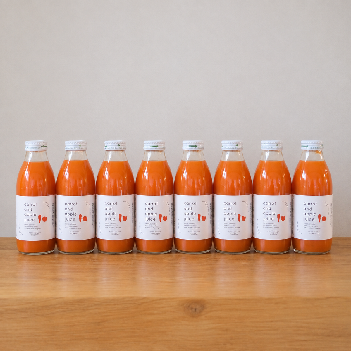 ＜今だけ送料無料＞長野伊那谷 carrot and apple juice 200ml