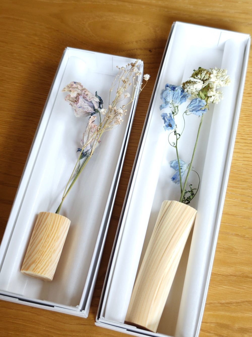 紙木と花（ShortとLongのセット）